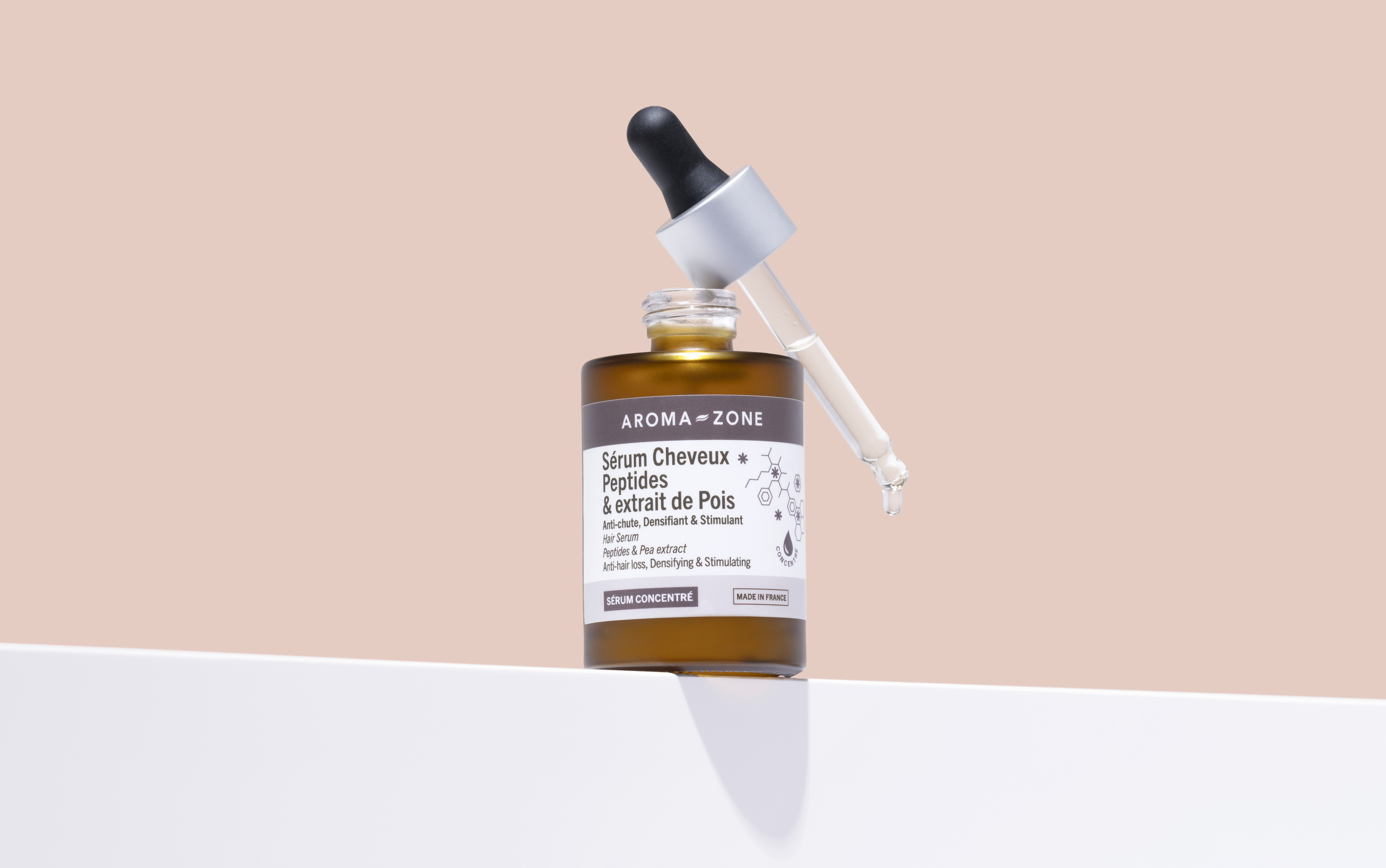 SÉRUM CHEVEUX ANTI-CHUTE PEPTIDES & EXTRAIT DE POIS