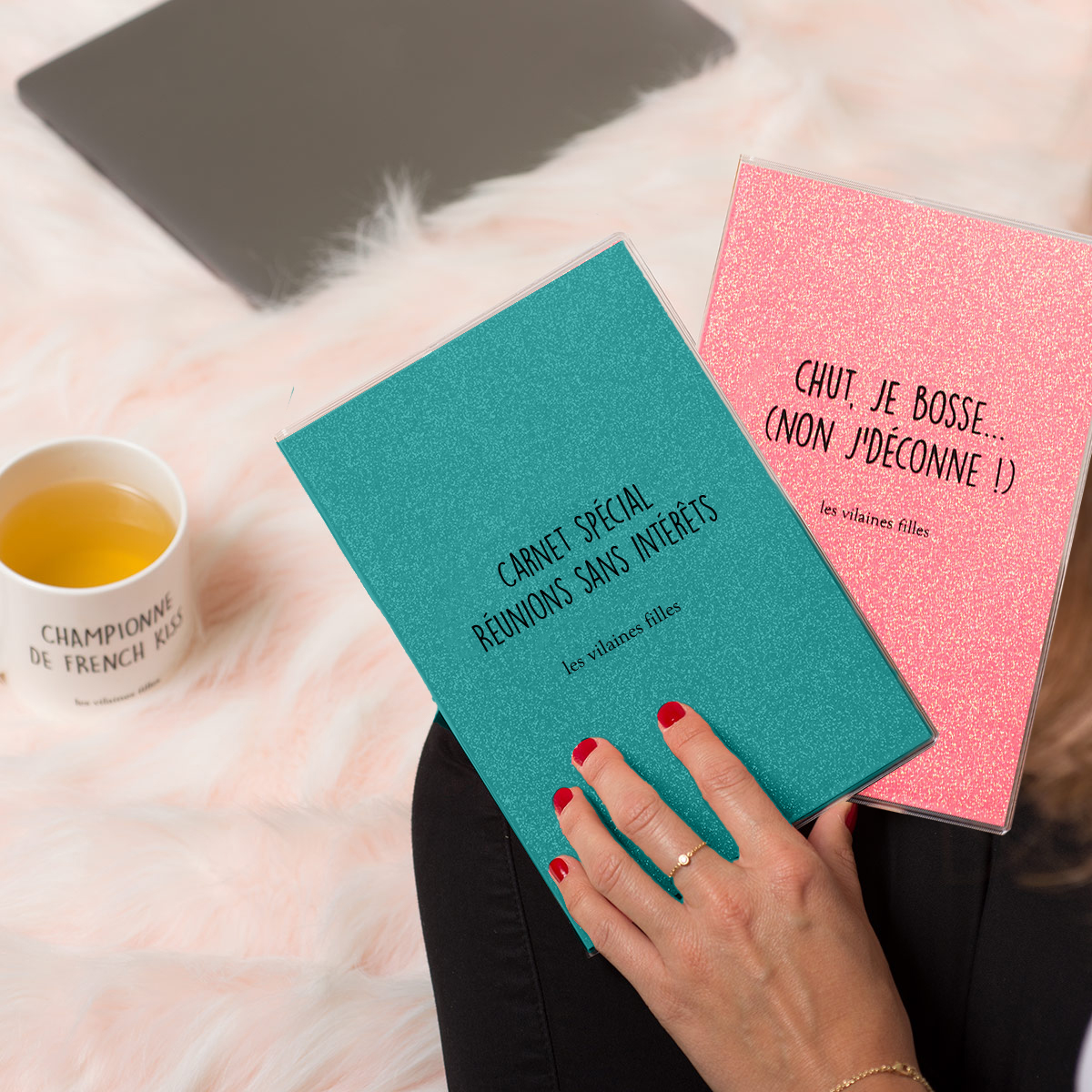 CARNET PAILLETTES LES VILAINES FILLES