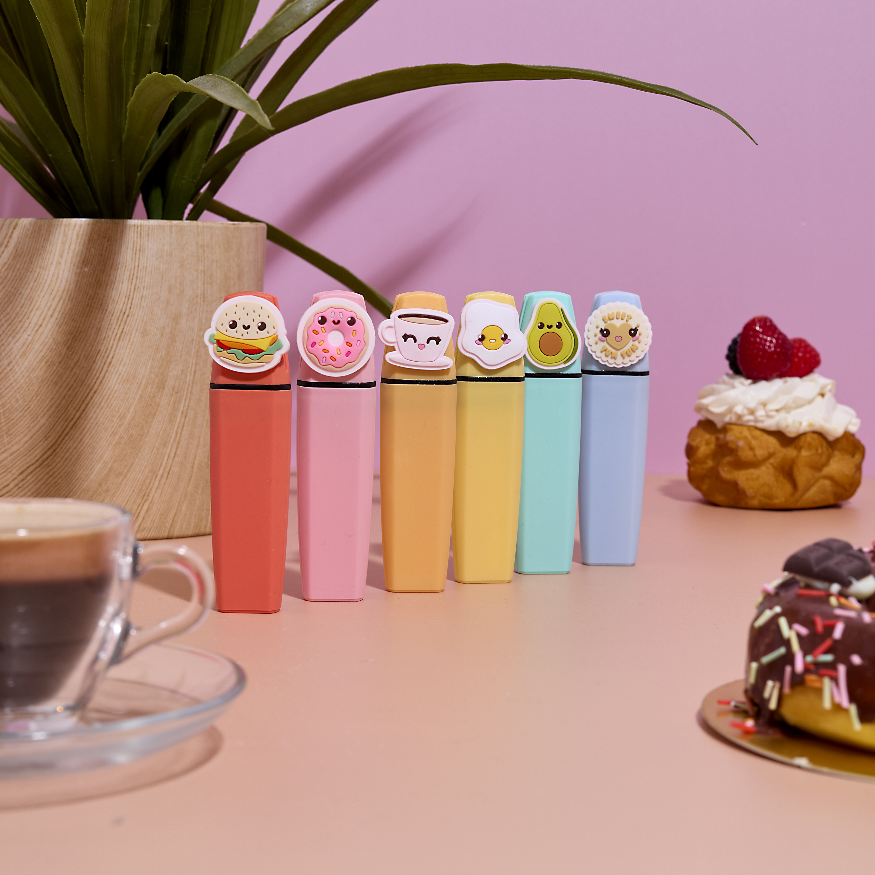 SURLIGNEURS YUMMY – Collection Kawaii